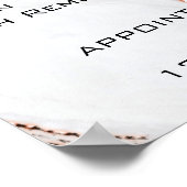 Marmorkupfer-Makeup-Künstler Augen Lashes Preise Poster (Ecke)