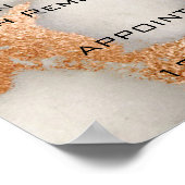 Marmorkupfergraue Makeup Augen Lashes Preise Poster (Ecke)