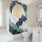 Marmorlandschaft Duschvorhang (Beispiel)