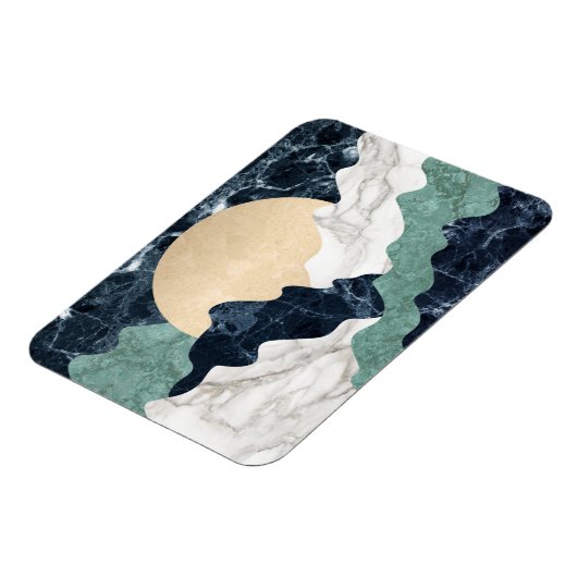 Marmorlandschaft Magnet (Linke Seite)