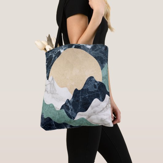 Marmorlandschaft Tasche (Von Nahem)