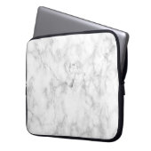 MARMORlaptop-Rechtssache | Minimalistisch + Modern Laptopschutzhülle (Vorderseite Links)