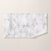 Marmorlook - elegant personalisiert handtuch (Handtuch)