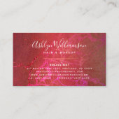 Marmormarmor, grün, heiß rosa treuekarte (Rückseite)