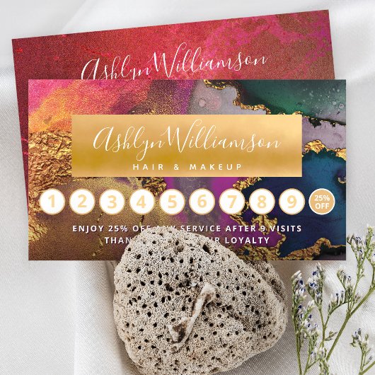 Marmormarmor, grün, heiß rosa treuekarte