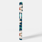 Marmormarmor, marokkanisches Mosaik, Aquamarin Case-Mate iPhone Hülle (Rückseite / Rechts)