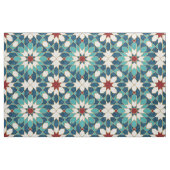 Marmormarmor, marokkanisches Mosaik, Aquamarin Stoff (Fat Quarter (45,7 x 55,9 cm))
