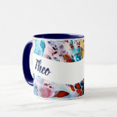 Marmormarmor personalisierte Kaffeemaschine Tasse (Vorderseite Links)