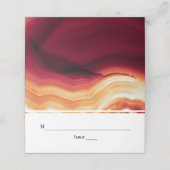 Marmormarmorwurzel mit gefalteter Eskorte Platzkarte (Außenseite Aufgefaltet)