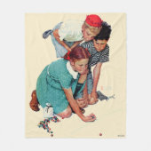 Marmormeister Fleecedecke (Vorderseite)