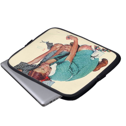 Marmormeister Laptopschutzhülle (Vorne Knopf)