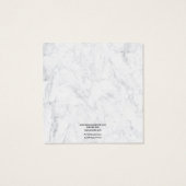 Marmorminimalistische, elegante Ohrring-Anzeige (Rückseite)