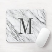 Marmormit Monogramm SteinmousePad Mousepad (Mit Mouse)