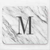Marmormit Monogramm SteinmousePad Mousepad (Vorne)