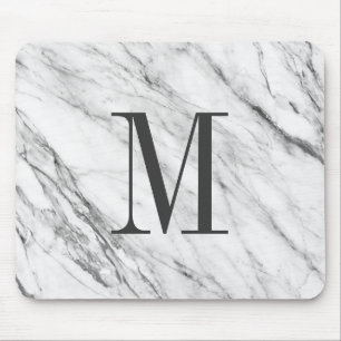 Marmormit Monogramm SteinmousePad Mousepad