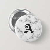 Marmormonogramm Button (Vorne & Hinten)