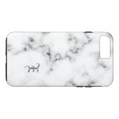 Marmormonogramm Case-Mate iPhone Hülle (Rückseite (Horizontal))