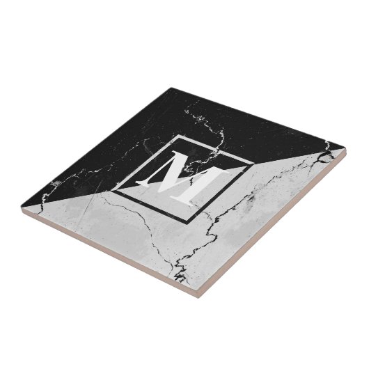 Marmormonogramm Fliese (Seite)