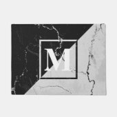 Marmormonogramm Fußmatte (Vorderseite)