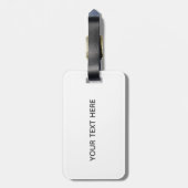 Marmormonogramm Gepäckanhänger (Rückseite vertikal)