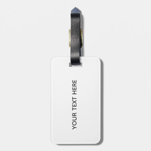 Marmormonogramm Gepäckanhänger (Rückseite vertikal)