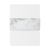 Marmormonogramm-Hochzeitseinladung Bauchband Einladungsbanderole (Rückseitenbeispiel)