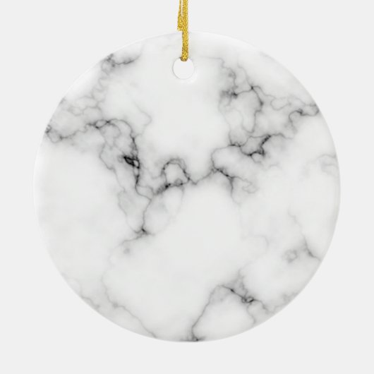 Marmormonogramm Keramik Ornament (Hinten)