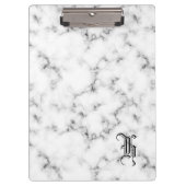 Marmormonogramm Klemmbrett (Vorderseite)