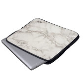 Marmormonogramm Laptopschutzhülle (Vorne Knopf)