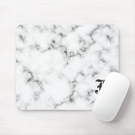 Marmormonogramm Mousepad (Mit Mouse)