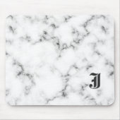 Marmormonogramm Mousepad (Vorne)