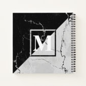 Marmormonogramm Notizblock (Rückseite)