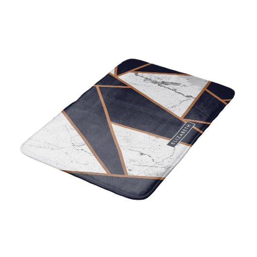 Marmormosaik Badematte (Schrägansicht)