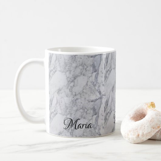 Marmormug Kaffeetasse (Mit Donut)