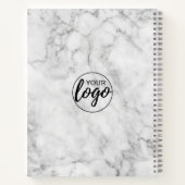 Marmormuster Dankbarkeit - Foto/Logo hinten Notizblock (Rückseite)