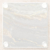 Marmormuster Glasuntersetzer (Rückseite)