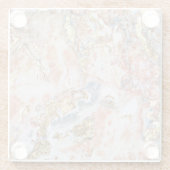 Marmormuster Glasuntersetzer (Rückseite)