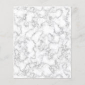 Marmormuster Grau-weißer Marmorstein Hintergrund Flyer (Vorne)
