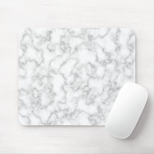 Marmormuster Grau-weißer Marmorstein Hintergrund Mousepad (Mit Mouse)