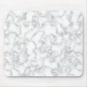 Marmormuster Grau-weißer Marmorstein Hintergrund Mousepad (Vorne)