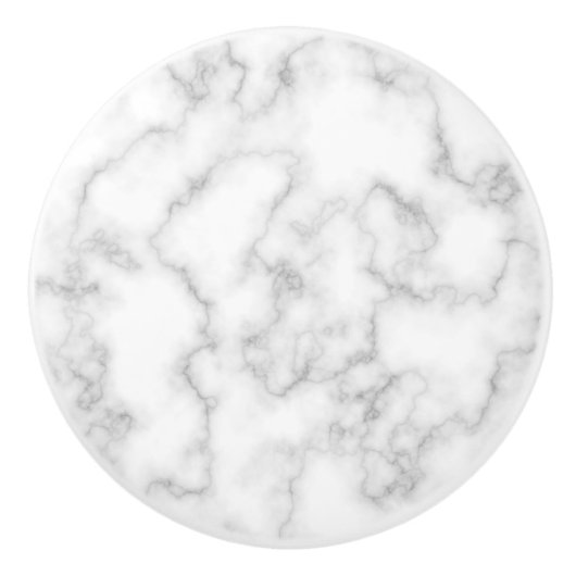 Marmormuster Grauer weißer Marmorstein Hintergrund Keramikknauf (Vorderseite)
