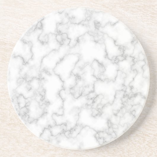 Marmormuster Grauer weißer Marmorstein Hintergrund Untersetzer (Vorne)