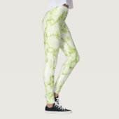 Marmormuster Grün Leggings (Rechts)