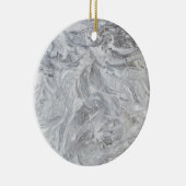 Marmormuster Keramik Ornament (Rechts)