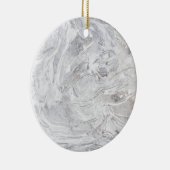 Marmormuster Keramik Ornament (Rechts)