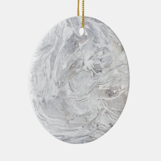 Marmormuster Keramik Ornament (Rechts)