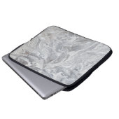 Marmormuster Laptopschutzhülle (Vorne Knopf)