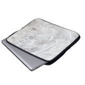 Marmormuster Laptopschutzhülle (Vorne Knopf)
