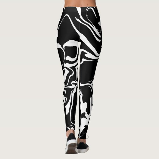 Marmormuster Leggings (Rückseite)