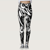 Marmormuster Leggings (Vorderseite)